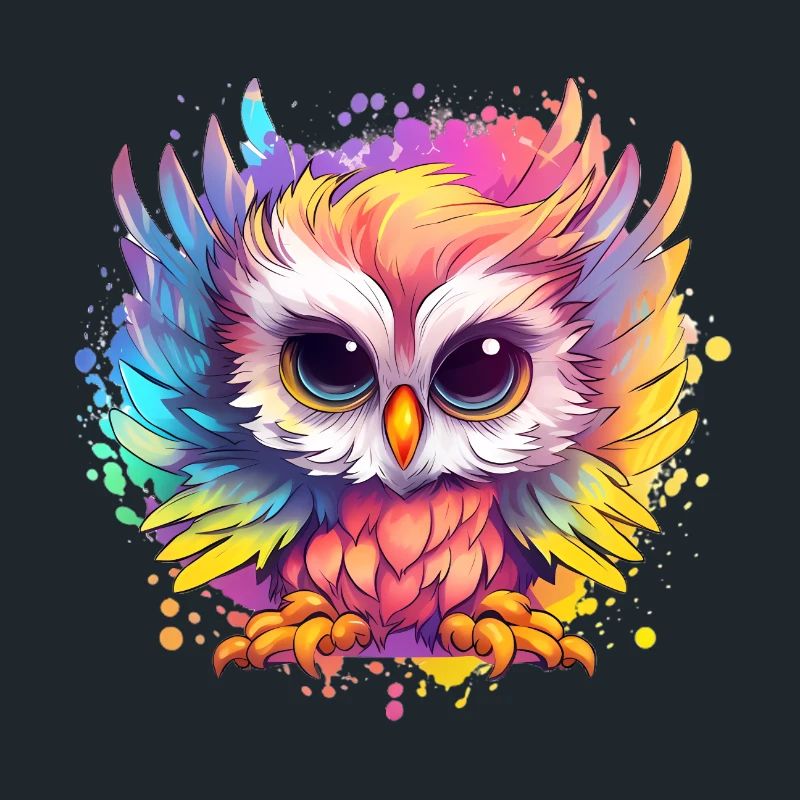 Niedliche Wachsame Eule | Nachtschwärmer Eule