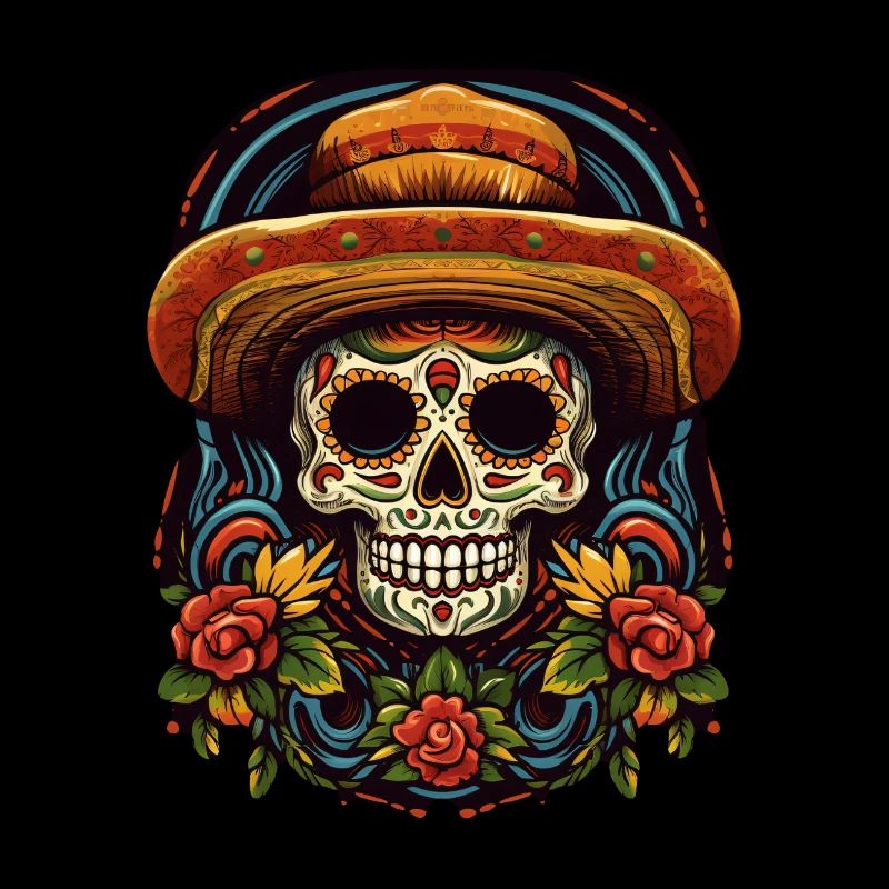 Cinco de Mayo Skull