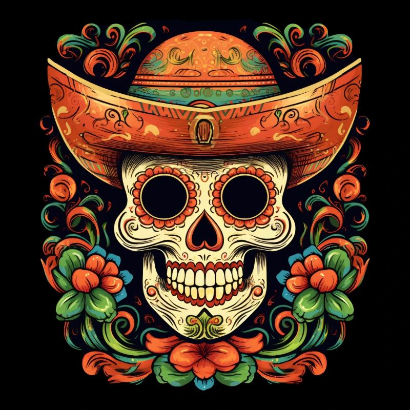 Crâne de Cinco de Mayo