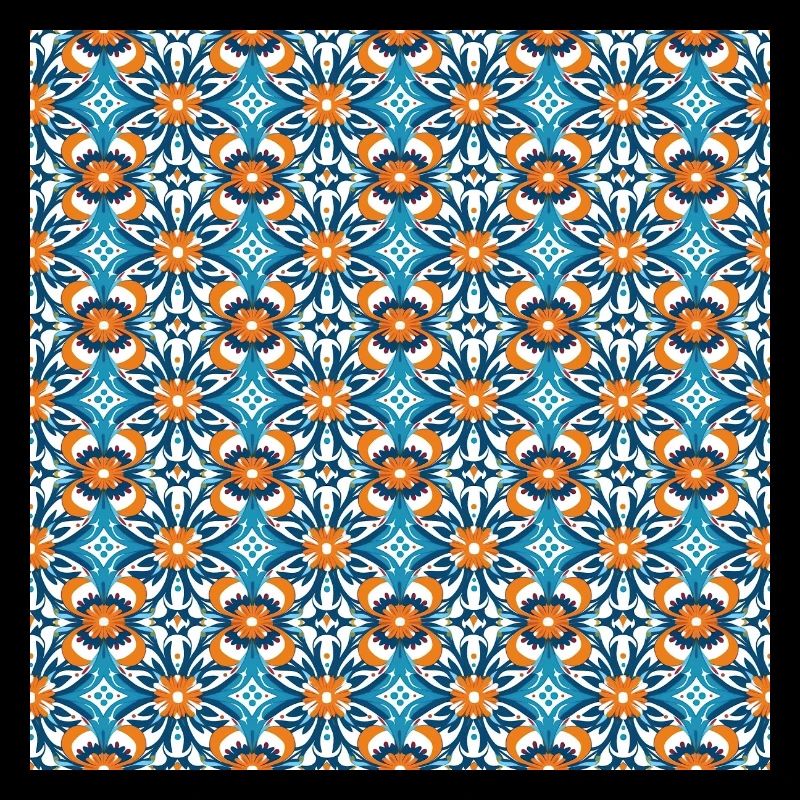 Tiles Seamless Pattern Motif Geometric Modern Art