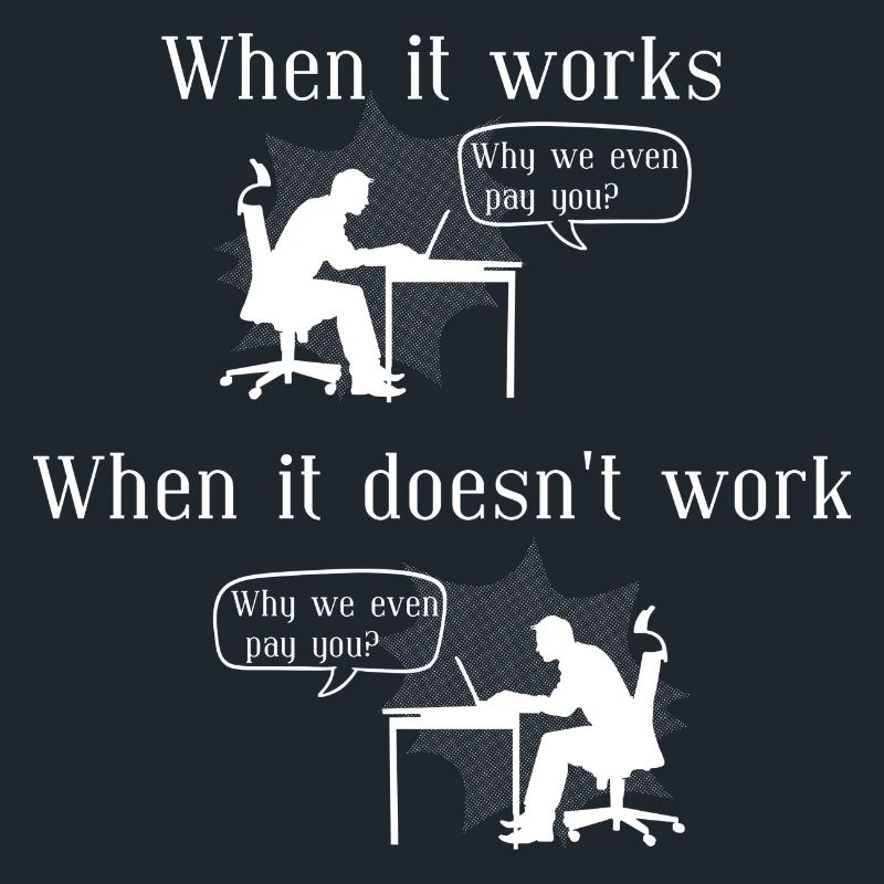 Pourquoi nous vous payons même - chemise de programmation - codage