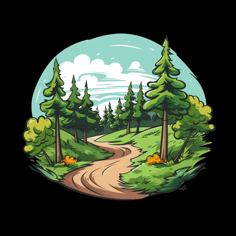 La forêt paisible