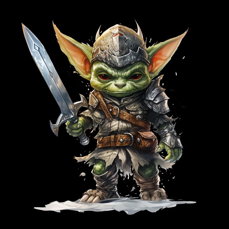 Tapferer Ritter der Goblins Fantasy