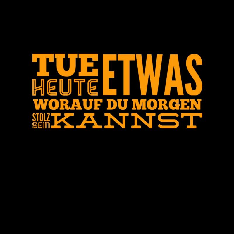 sei stolz auf dich