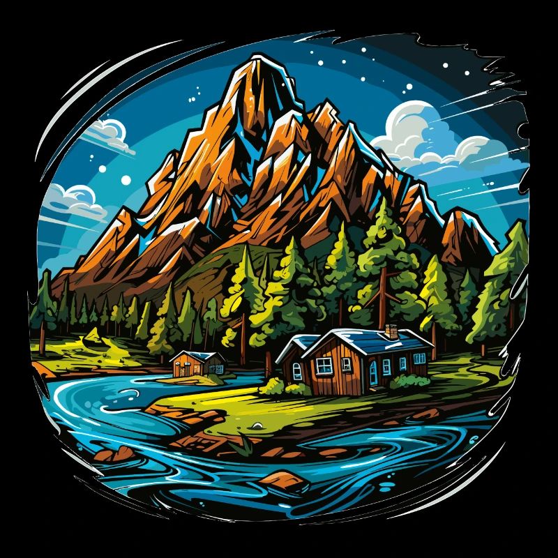 Paysage - Illustration