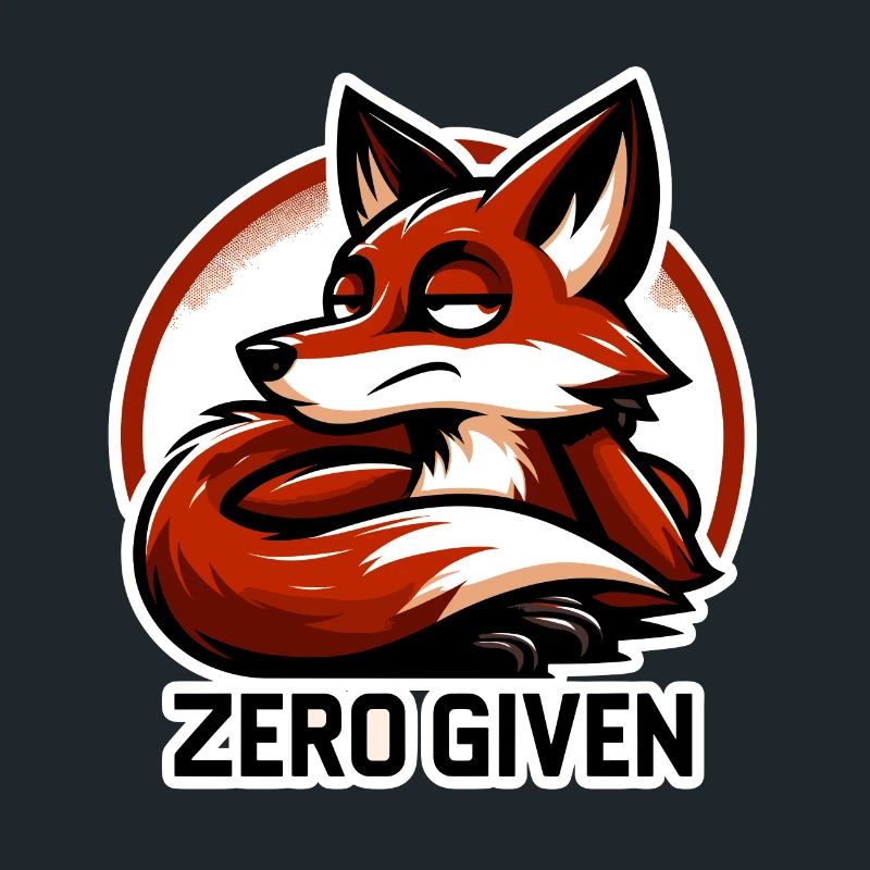 Zéro donné - Illustration de renard
