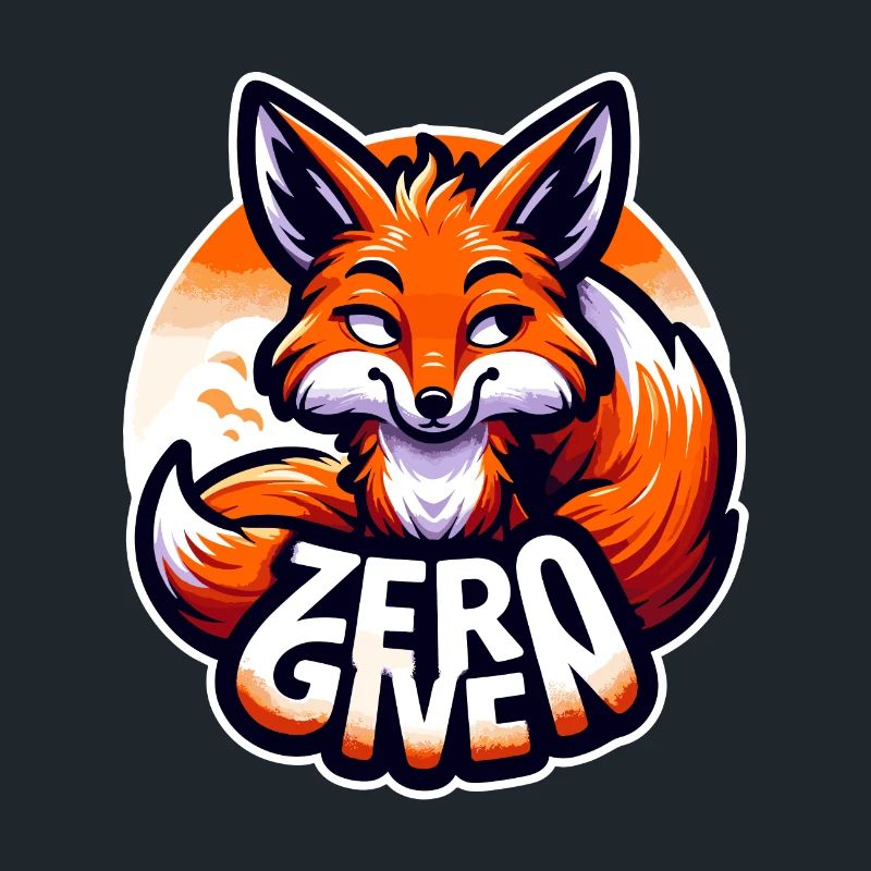 Zéro donné - Illustration de renard