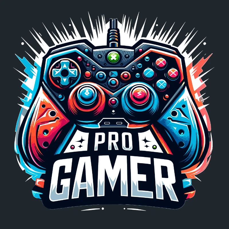 Pro Gamer - Controller Illustration