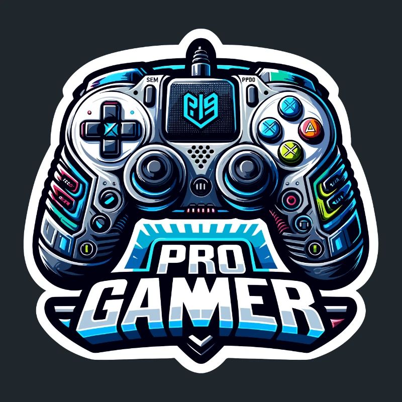 Pro Gamer - Controller Illustration