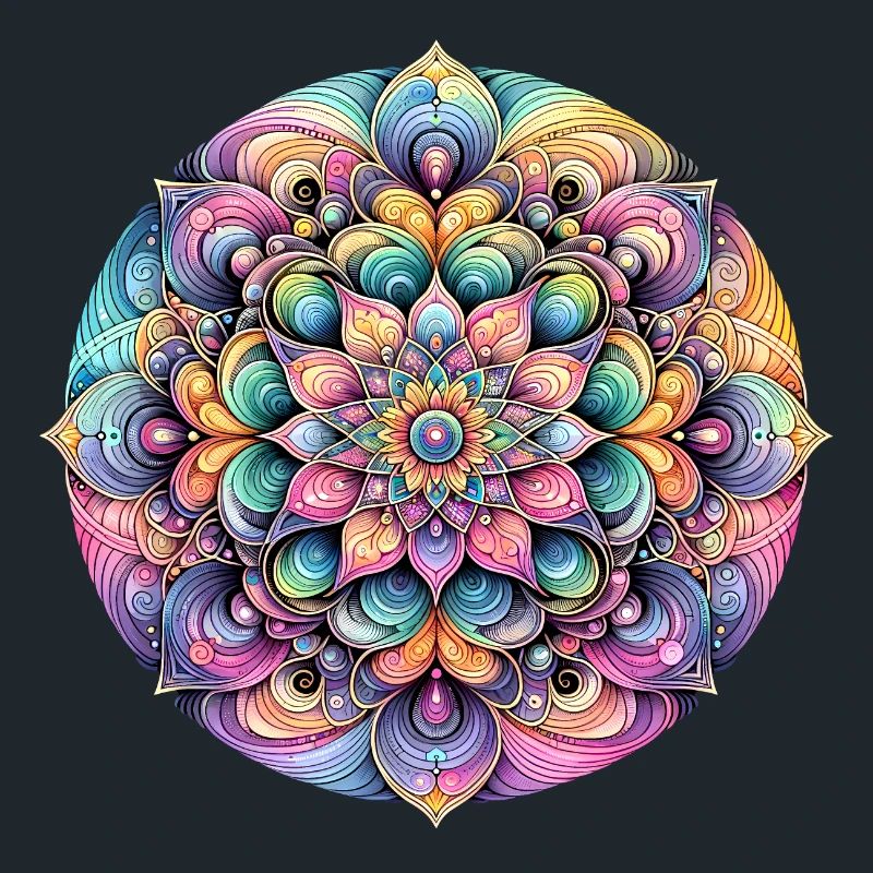 L’élégance de la fleur de couleur