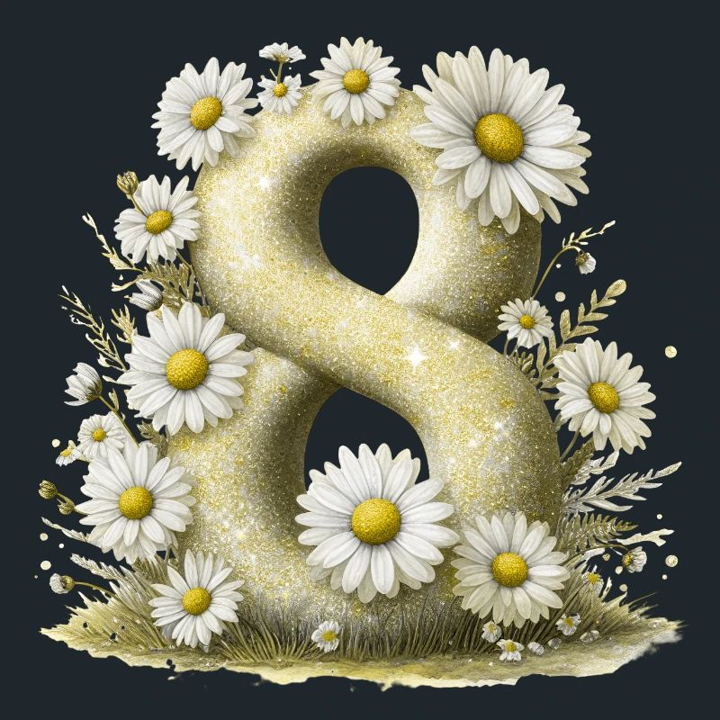 Nr. 8 eit digitale Hintergrundnummer Vektorzeichen Tal