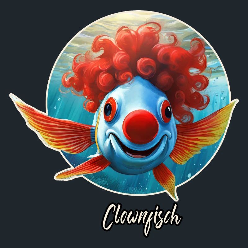 Pun ambiguous german expression - Clownfisch