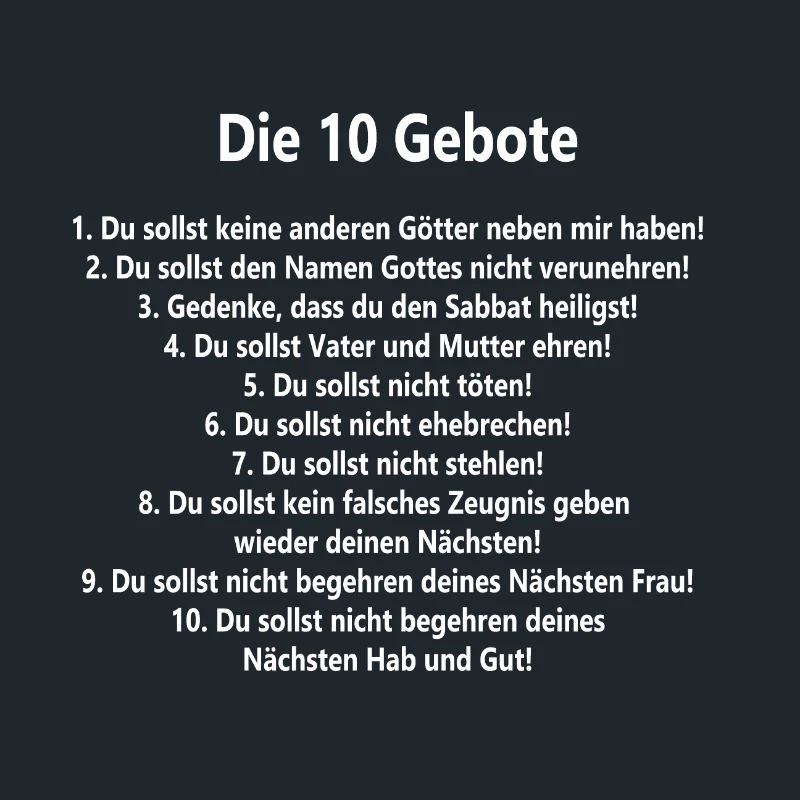 10 commandements