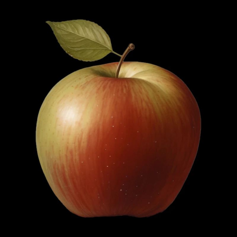 Pomme à feuille verte