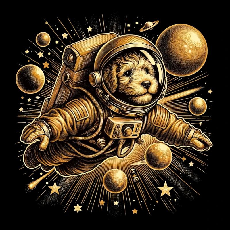 Golden spacedog
