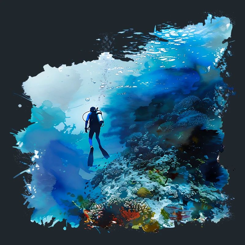 Weightless gliding while diving