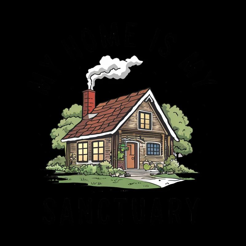Ma maison est mon refuge.