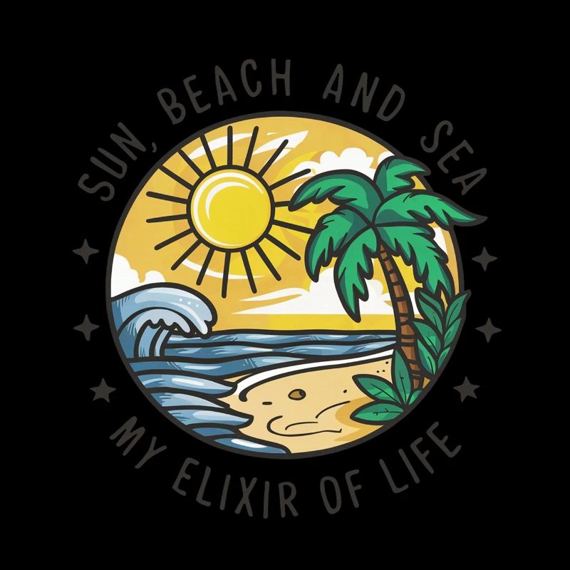 Le soleil, la plage et la mer - mon élixir de vie