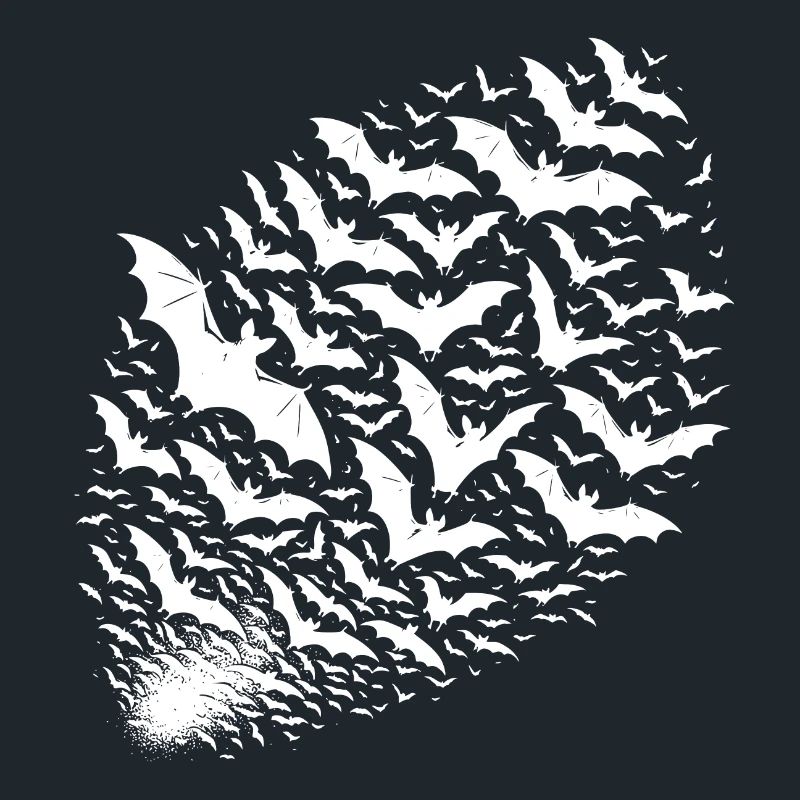 Essaim géant de chauves-souris