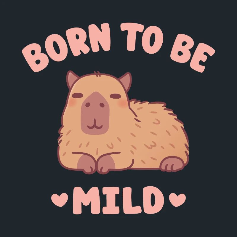 Mignon Capybara glaçant né pour être doux