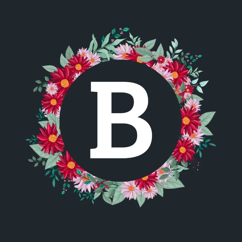 Buchstabe b Blumenkrone