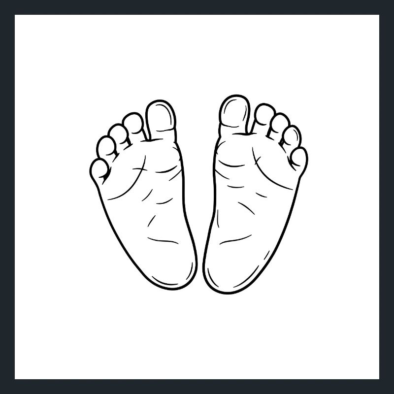 Mignons petits pieds de bébé - Un miracle de la nature