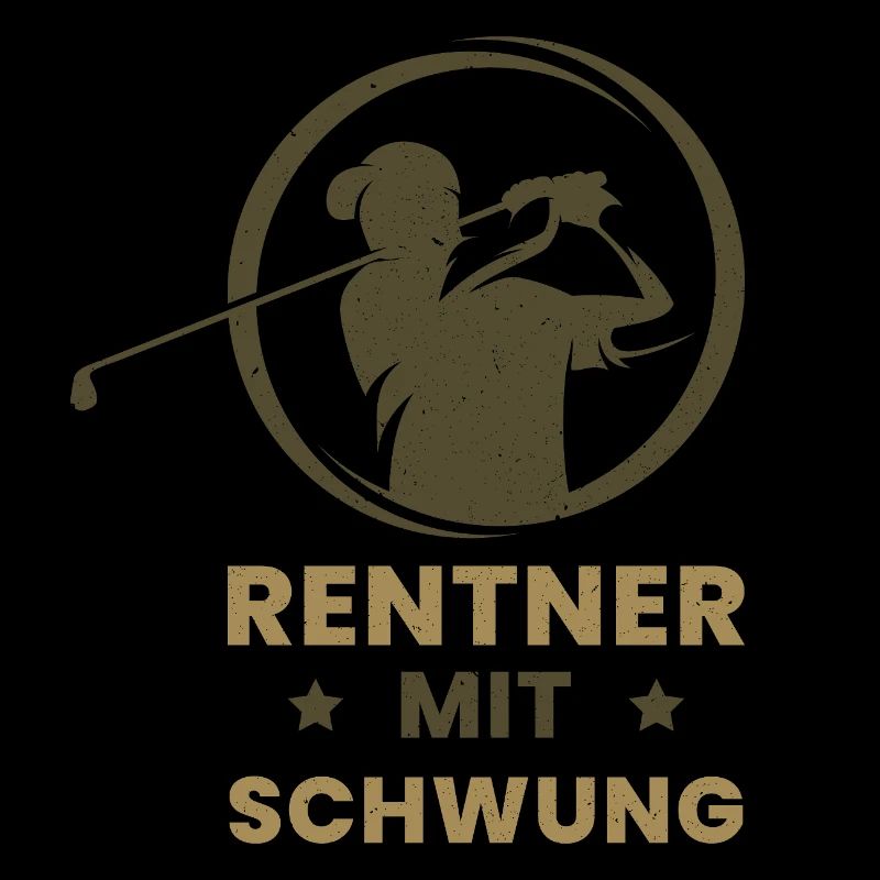 Golf Golfer Golfen Golfspieler Geschenk Retro