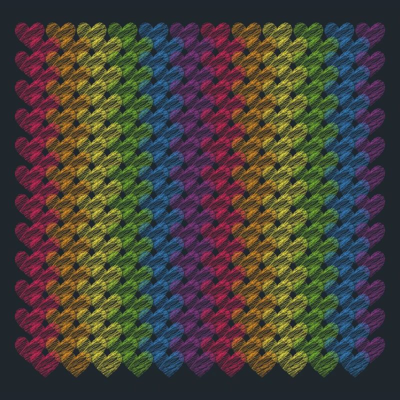 Pride Herzen Regenbogenfahne Regenbogen