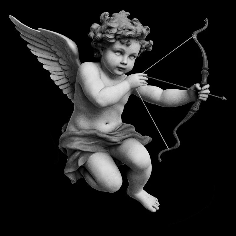 Statue de bébé de Cupidon