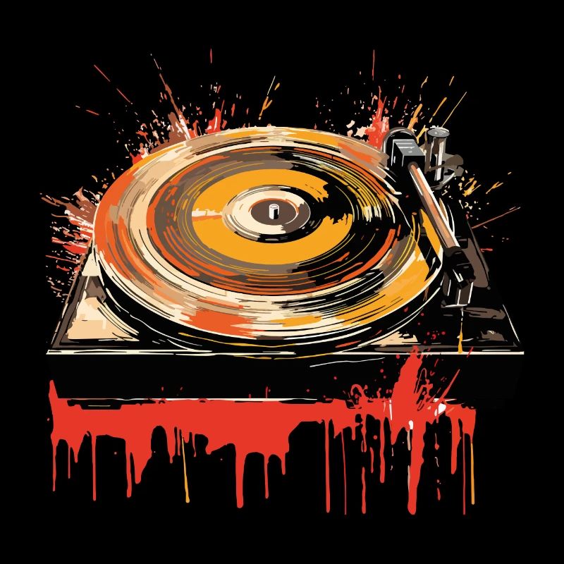 Disque Vinyle LP Platine Rétro