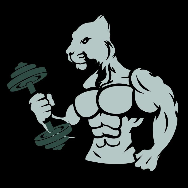Bodybuilder Jaguar Dumbbell