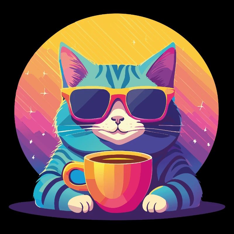 Cool Cat Coffee Vibes