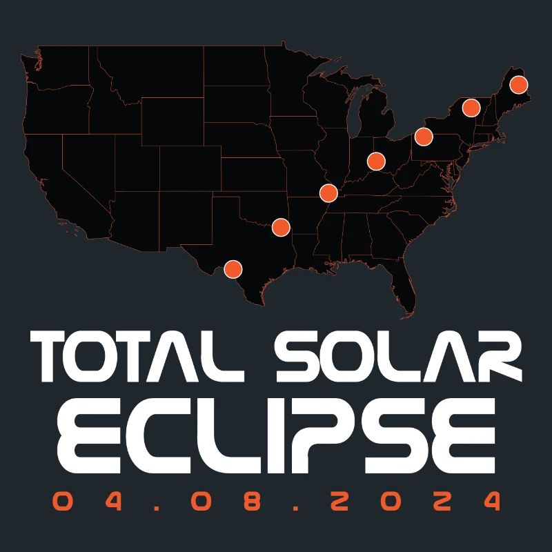 Total Solar Eclipse Map Path of Totality Lover