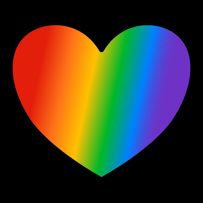 Pride Flag heart