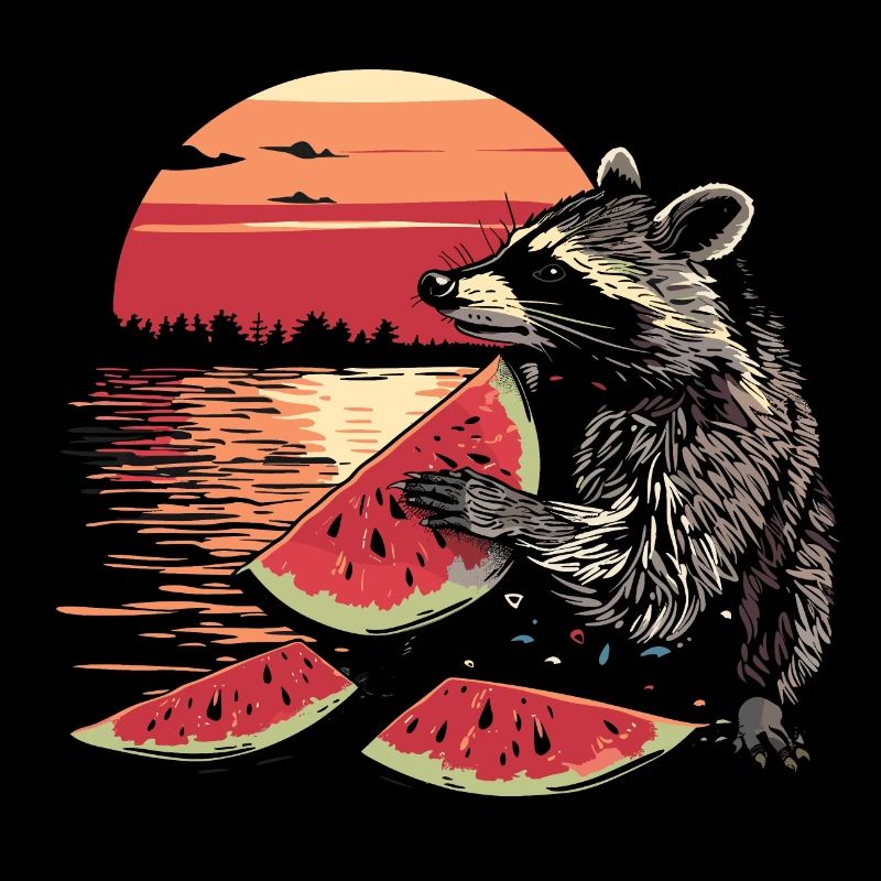 Mignon raton laveur Raton laveur Nature Bébé Forêt de raton laveur