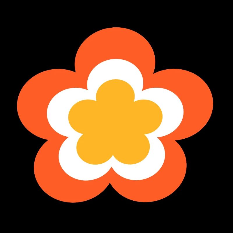 70s Flower Pattern