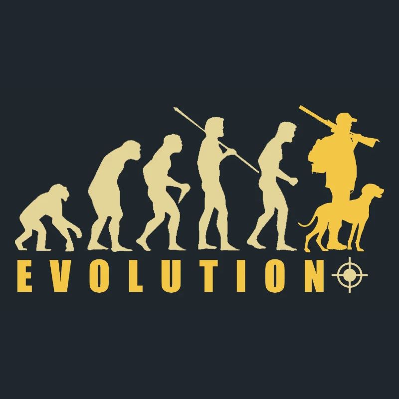 Evolution Hunter Lustiges Jagdgeschenk