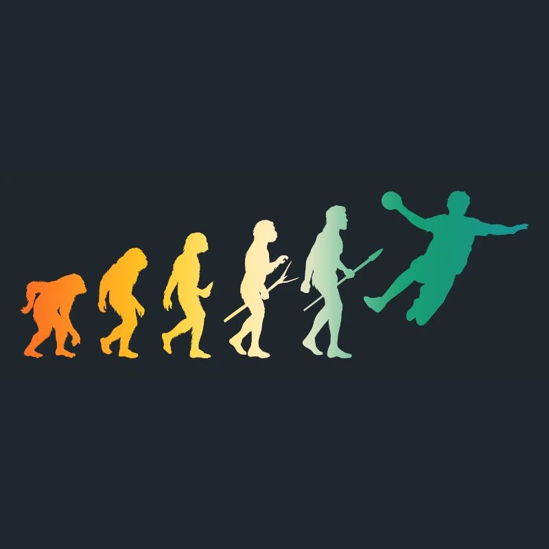 Handball Players Evolution Handball