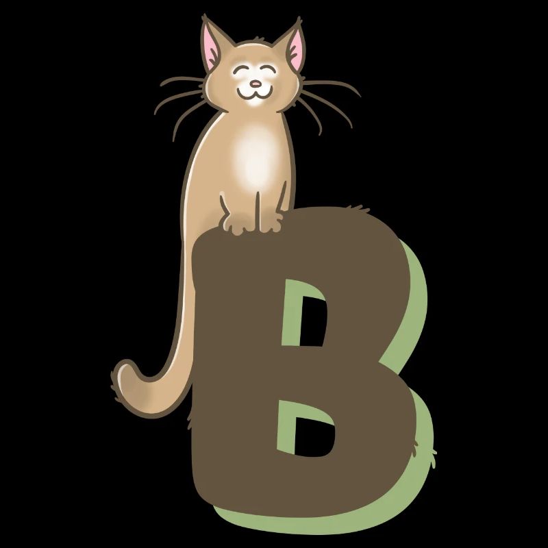 Lettre B du chat