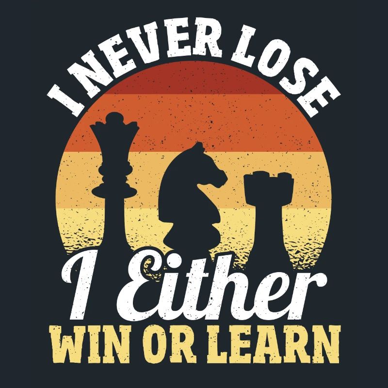 Ich verliere nie Ich gewinne oder lerne