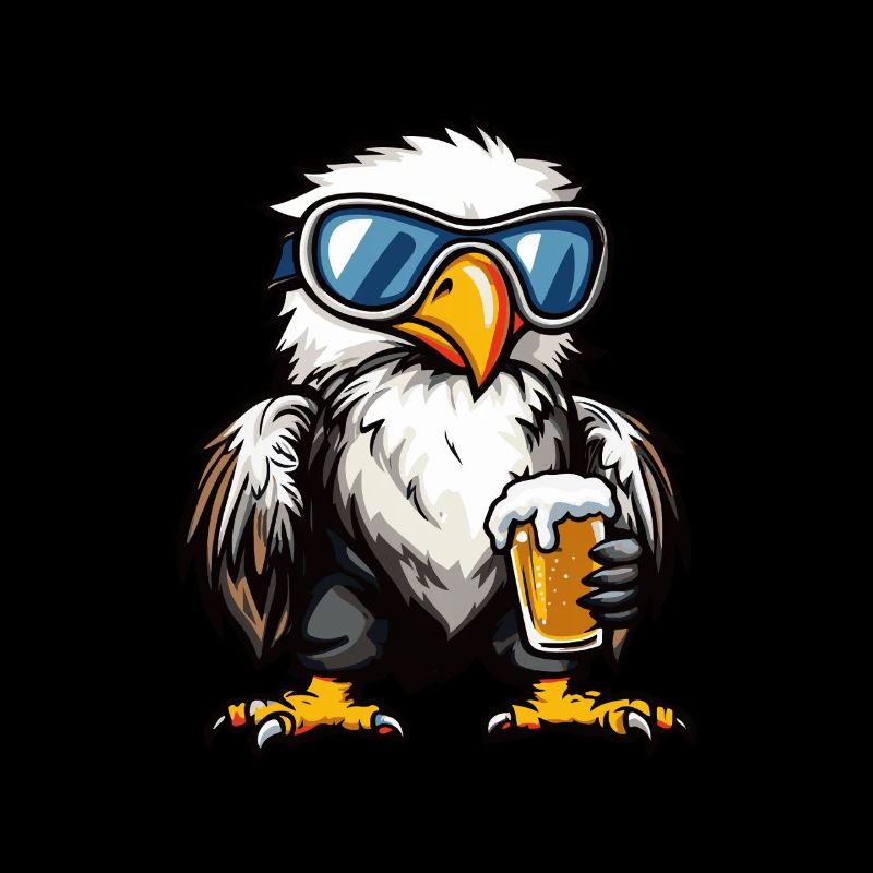 Adler Apres Ski Bier Comic