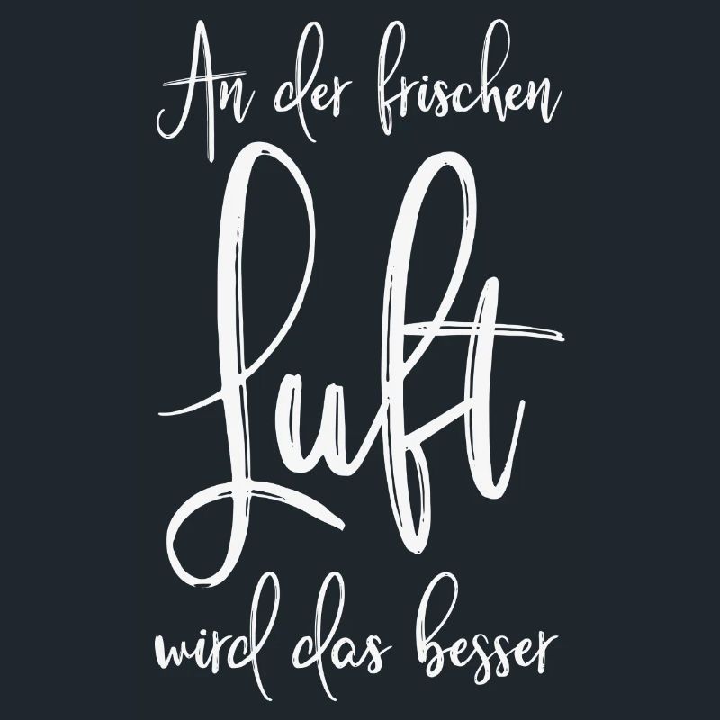 An der frischen Luft wird das besser
