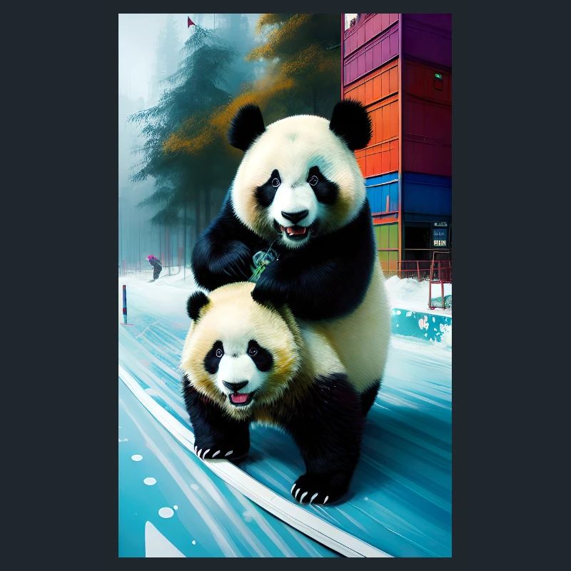 Panda vous regarde