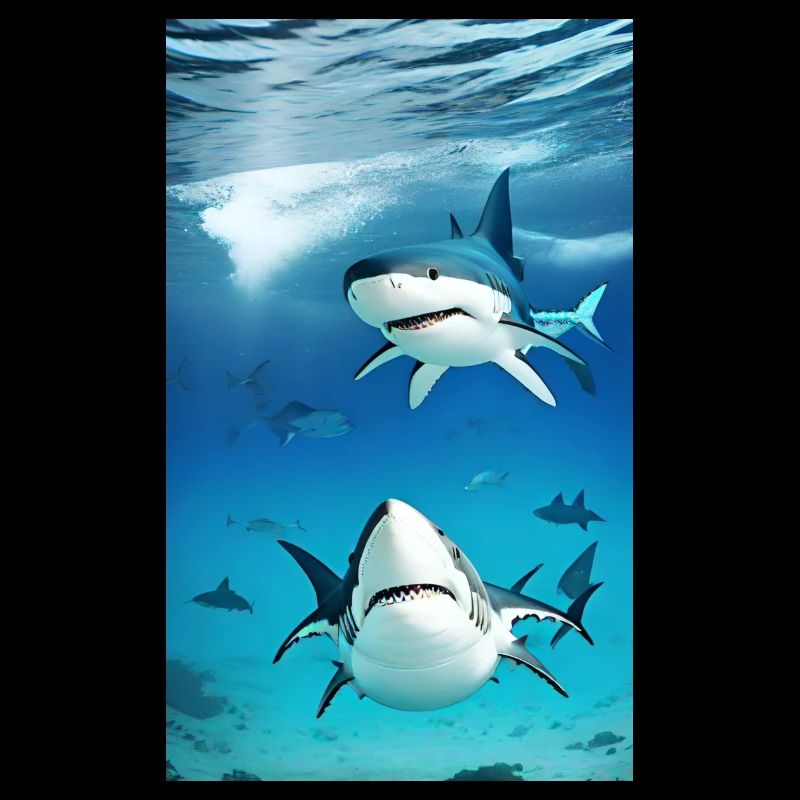 Requin | Grand requin blanc | Créature marine | Poisson