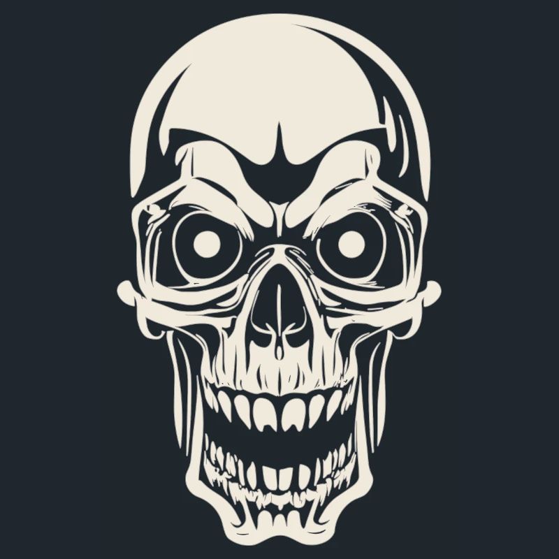 Skull - elegance in gothic style