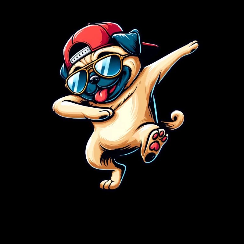 Danse Carlin Dabbing Pose Élégant