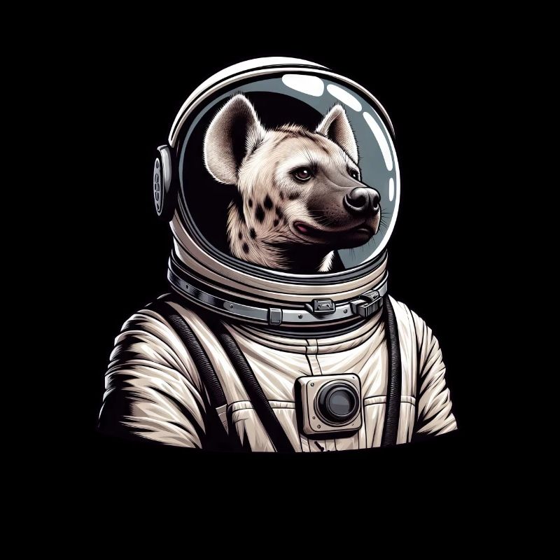 Hyène astronaute Space Pride