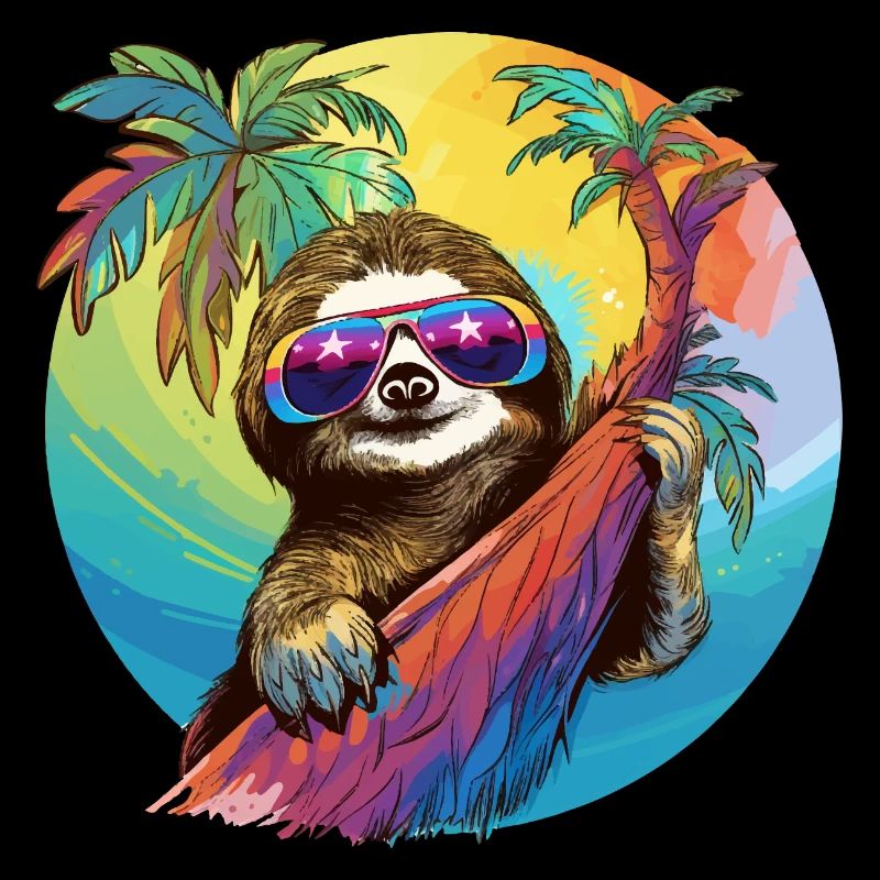Cool Sloth Gift Holiday Late Riser