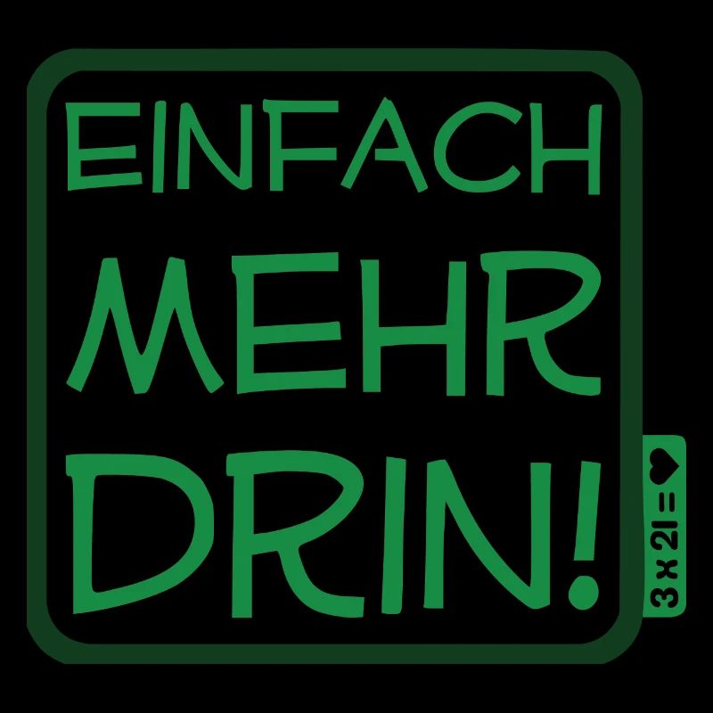 Tout simplement plus dedans - Journée mondiale de la trisomie 21 - vert