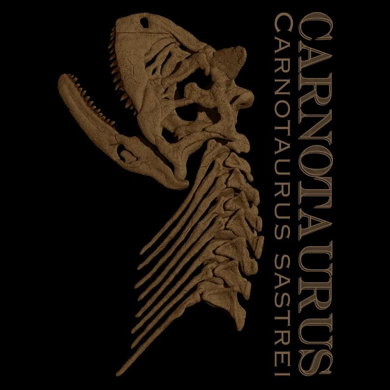 Carnotaurus Skull brown